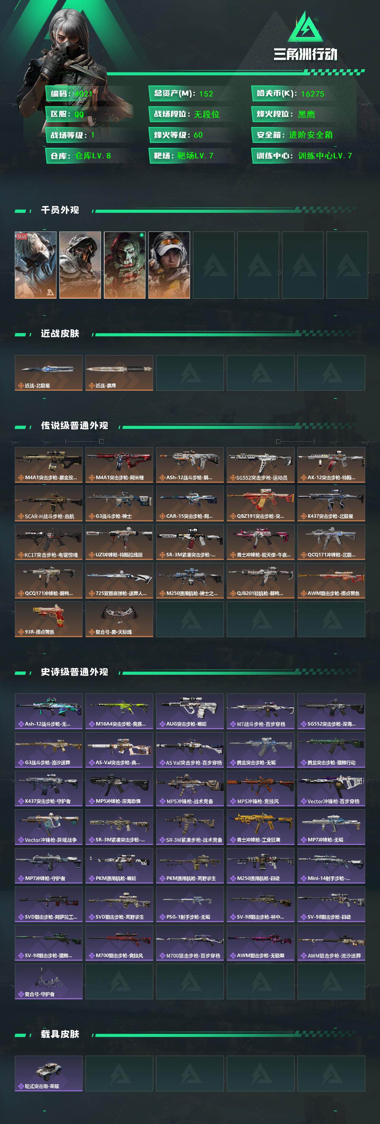 SJZCMW433825三角洲行动账号详情图2