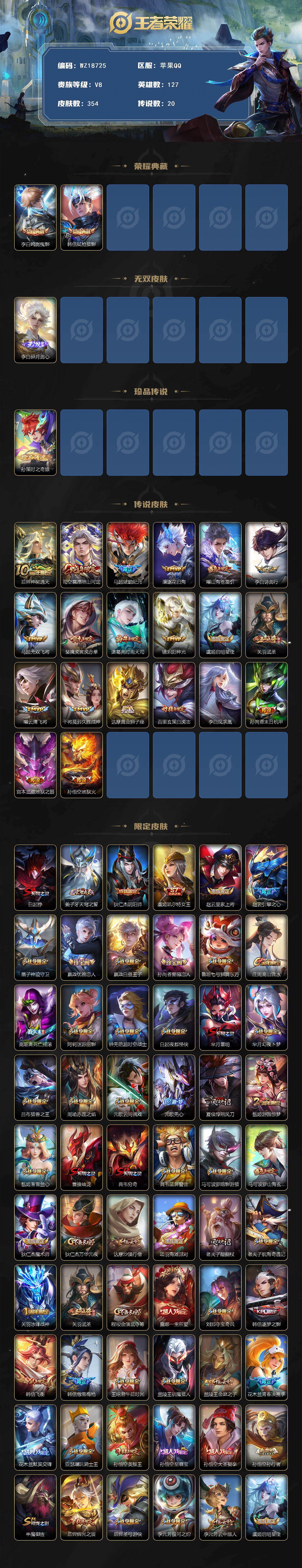 WZ03443940王者荣耀账号详情图2