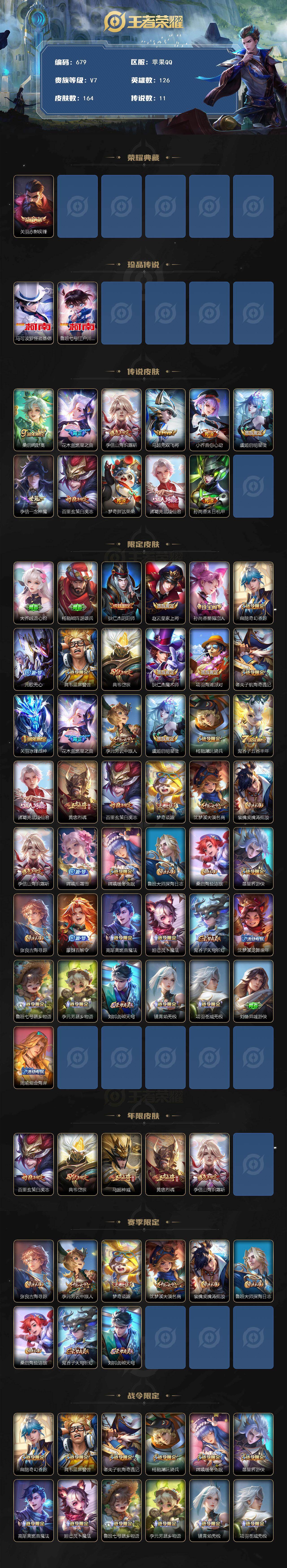 WZCMW495715王者荣耀账号详情图2