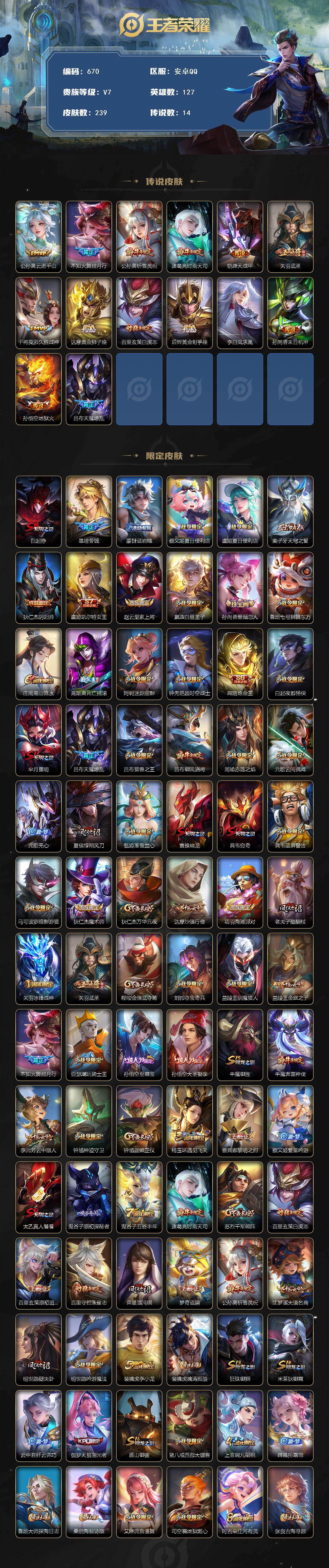 WZCMW495630王者荣耀账号详情图2