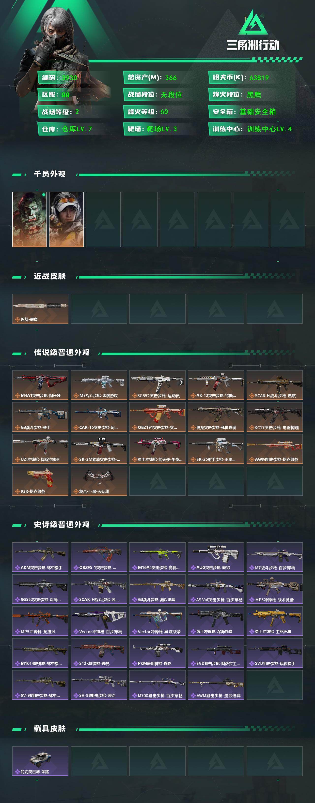 SJZQM431909三角洲行动账号详情图5