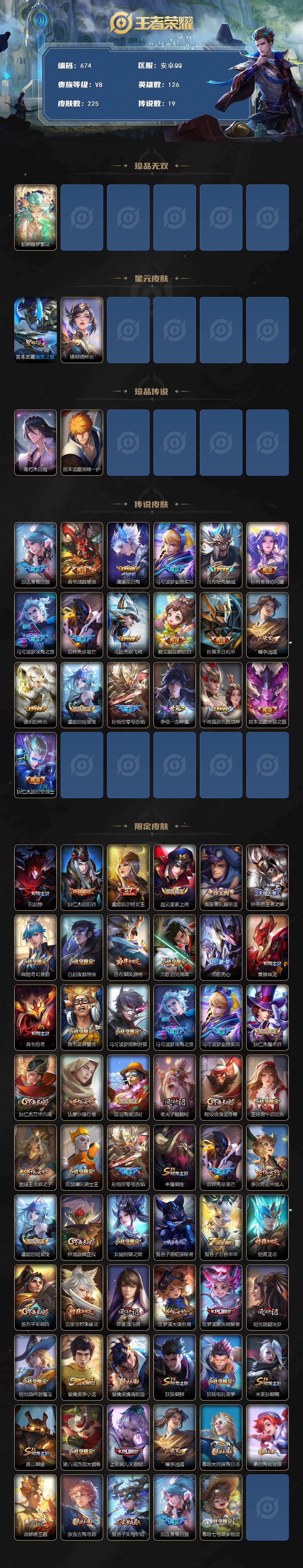 WZCMW495900王者荣耀账号详情图2