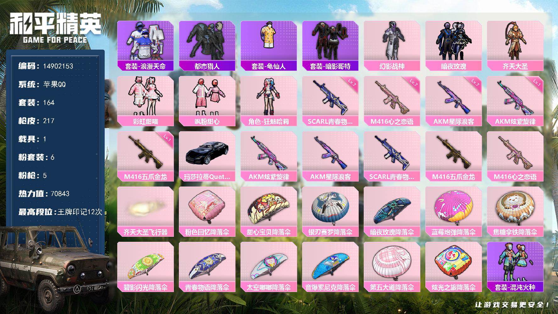 HPDN421080和平精英账号详情图11