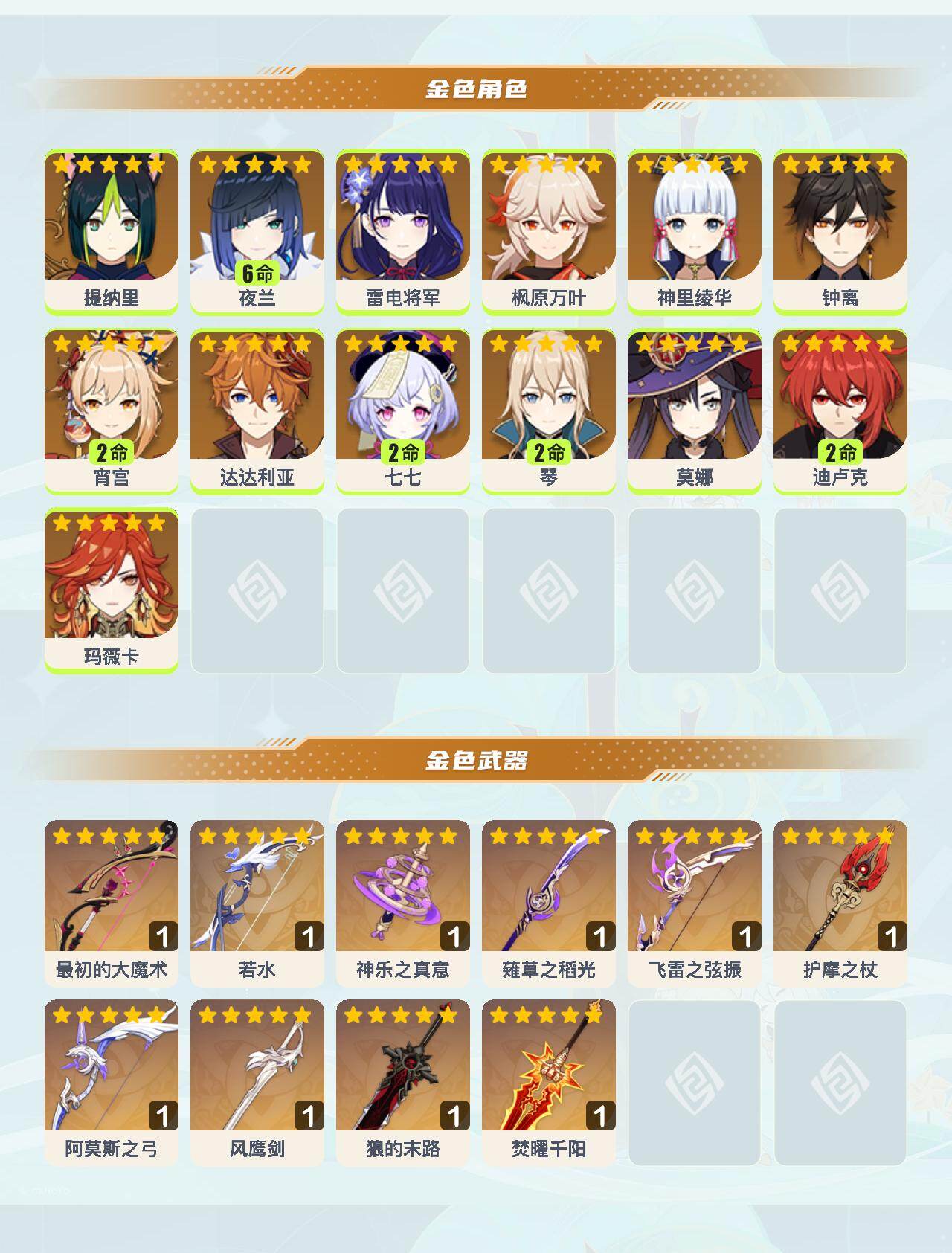 YSEY40616原神账号详情图4