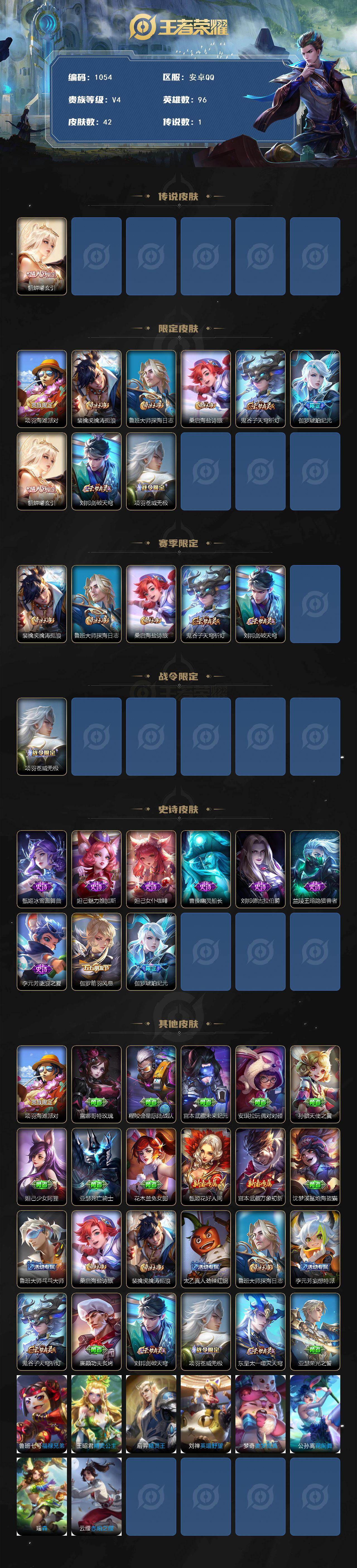 WZKG448899王者荣耀账号详情图2