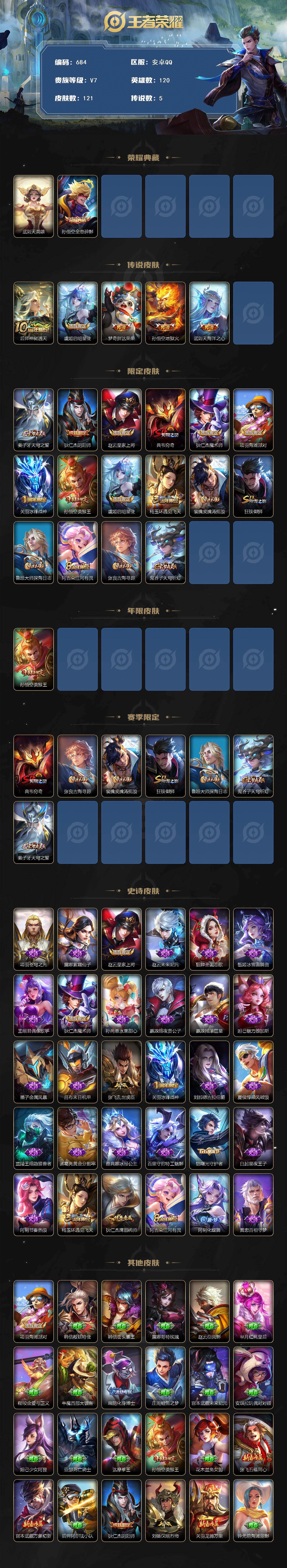 WZCMW495436王者荣耀账号详情图2