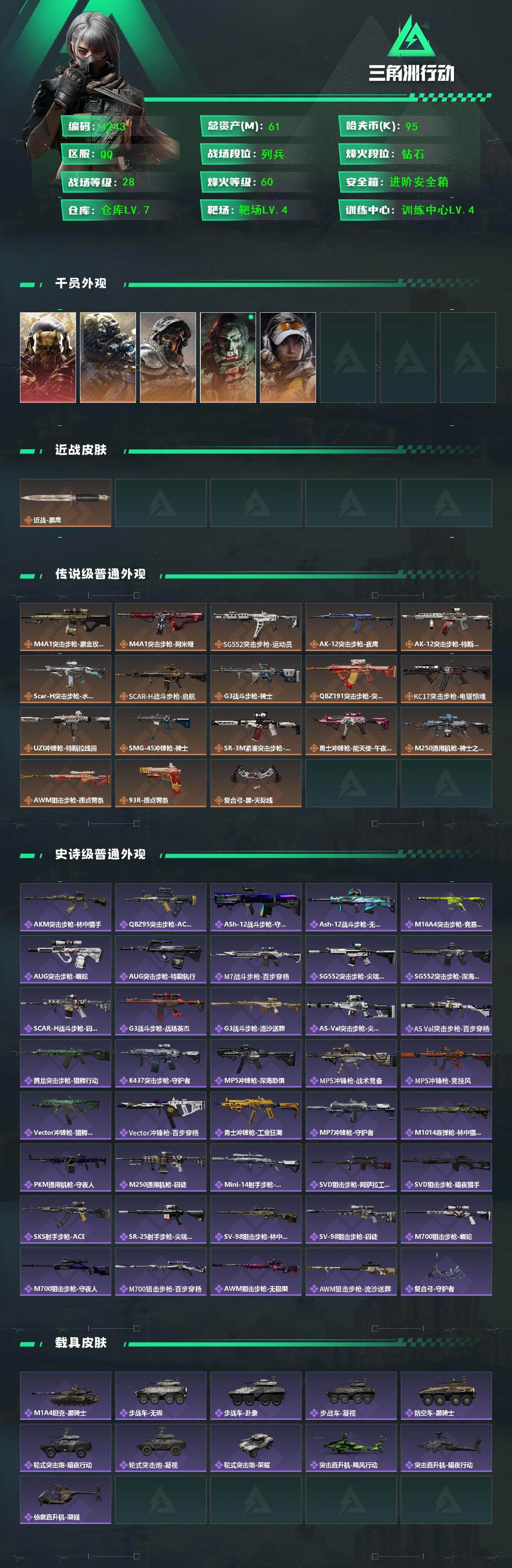 SJZCMW49880三角洲行动账号详情图2