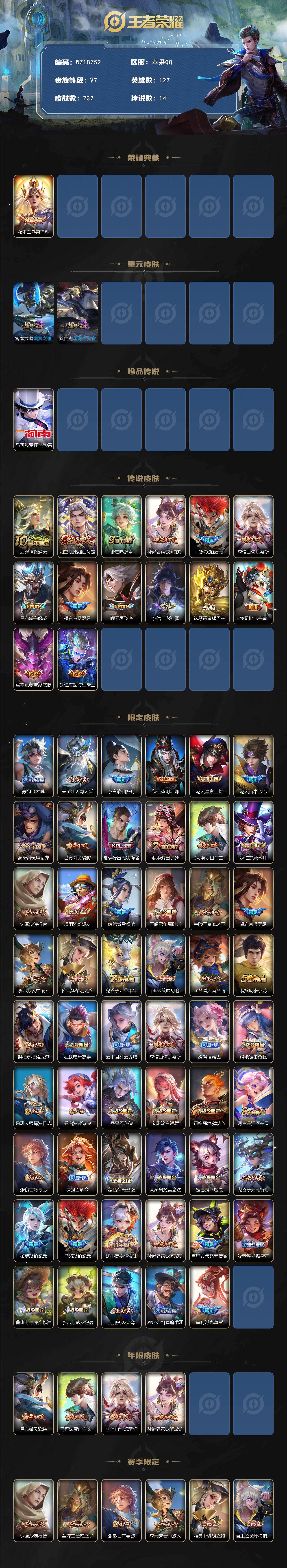 WZ03444558王者荣耀账号详情图2