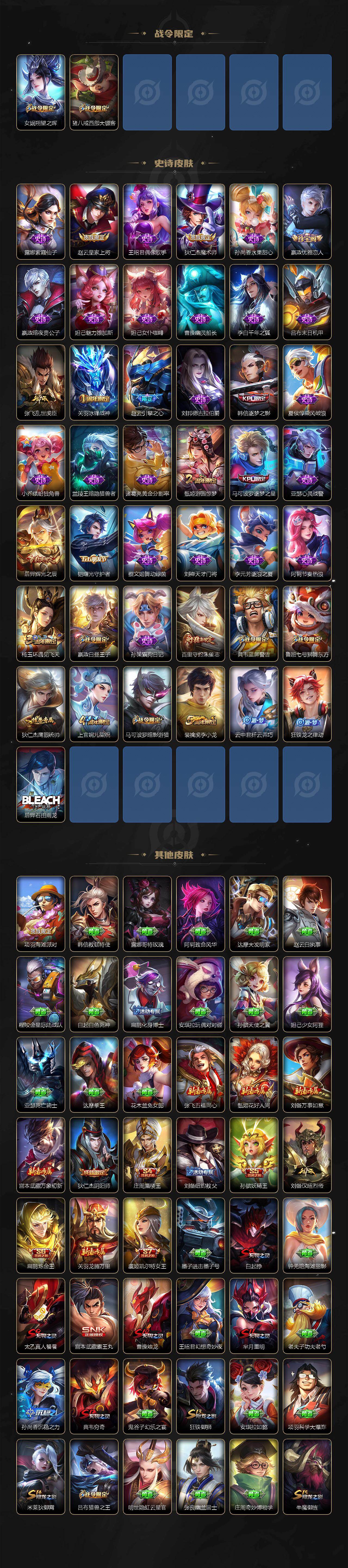 WZ03444673王者荣耀账号详情图3