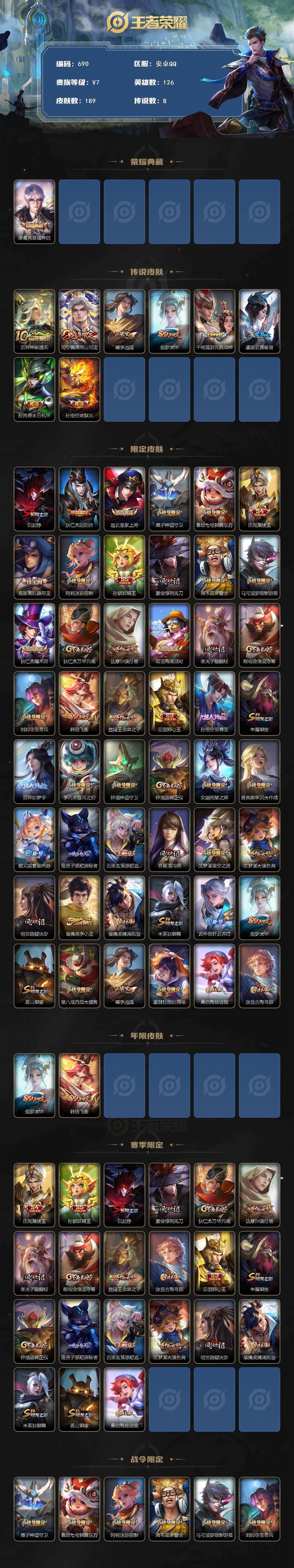 WZCMW495546王者荣耀账号详情图2