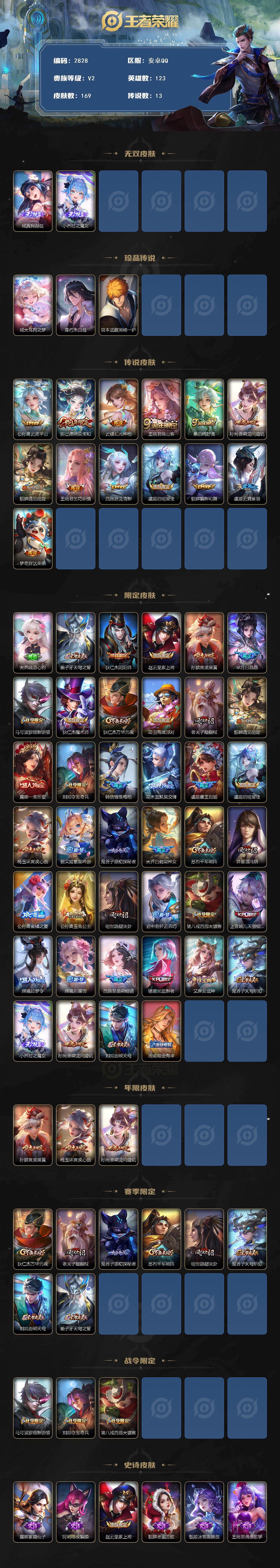 WZCMW442756王者荣耀账号详情图2