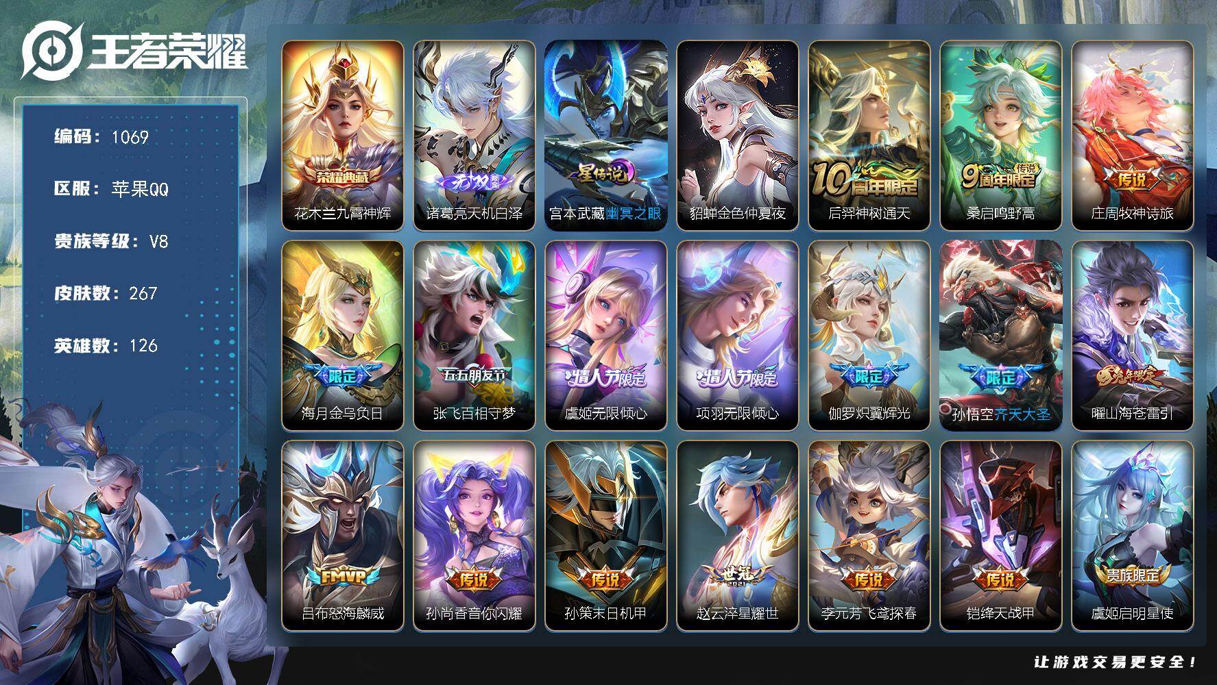 WZKG4110941王者荣耀账号详情图21