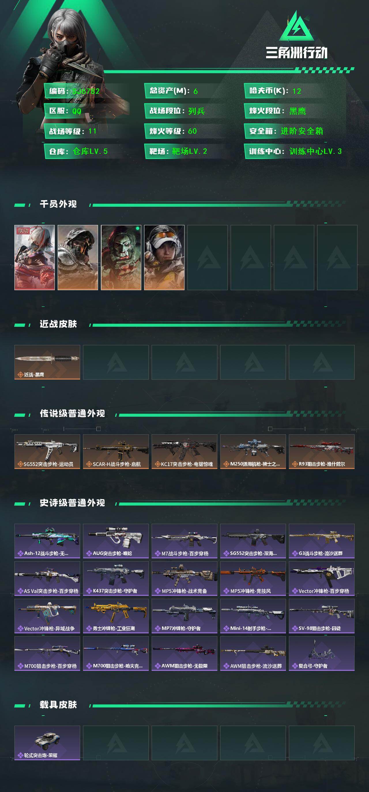 SJZEY410046三角洲行动账号详情图2