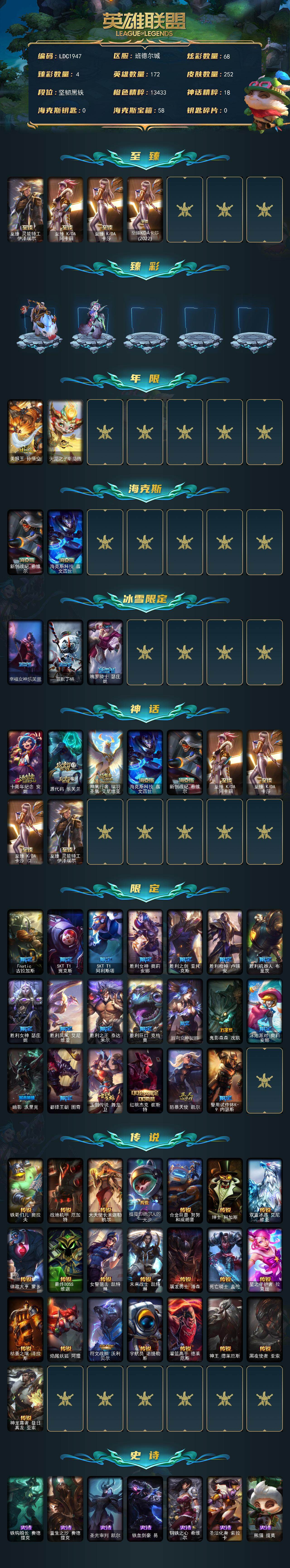 LOLQM44106英雄联盟账号详情图3