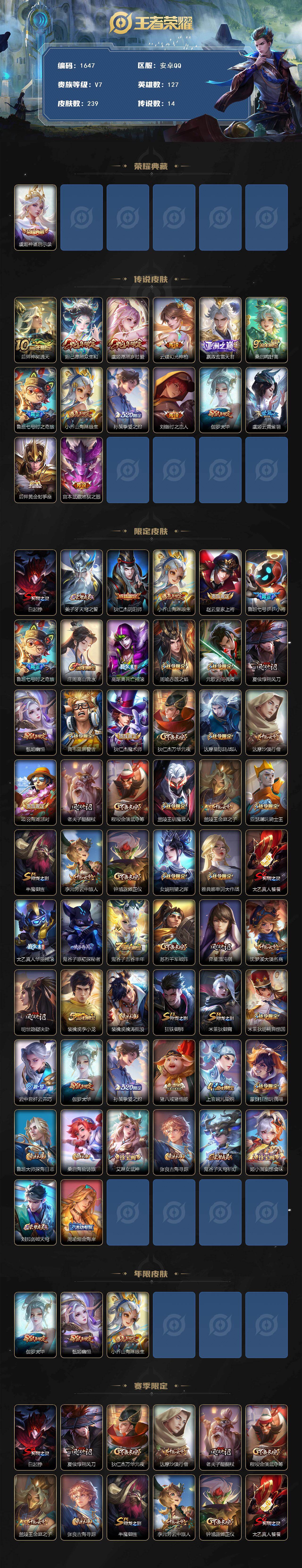 WZCMW447592王者荣耀账号详情图2