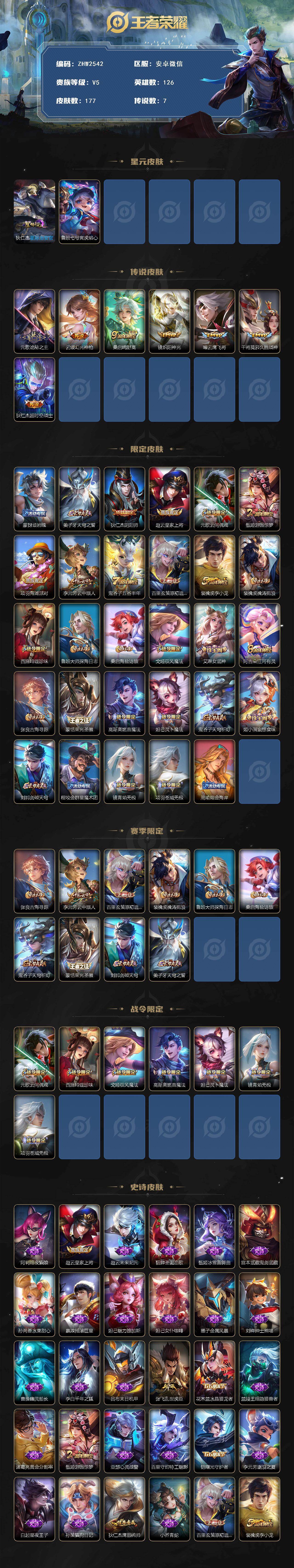 WZCMW444193王者荣耀账号详情图2