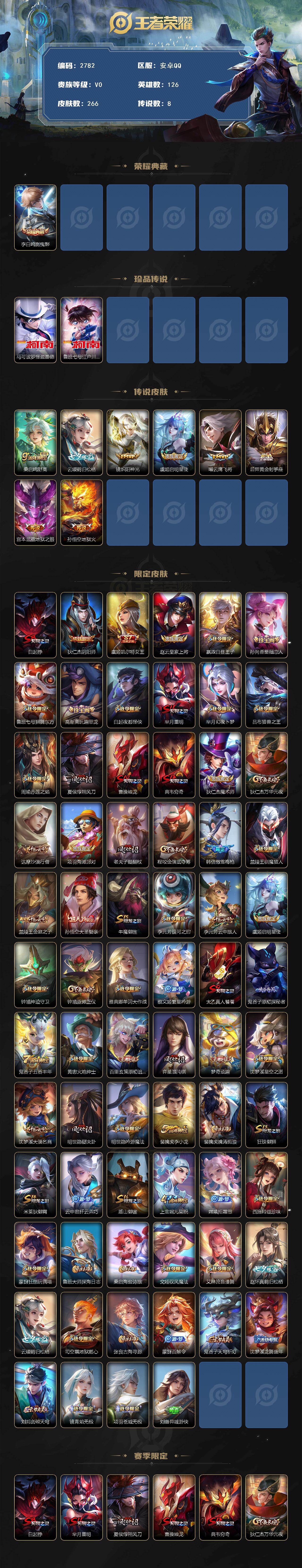 WZCMW446142王者荣耀账号详情图2