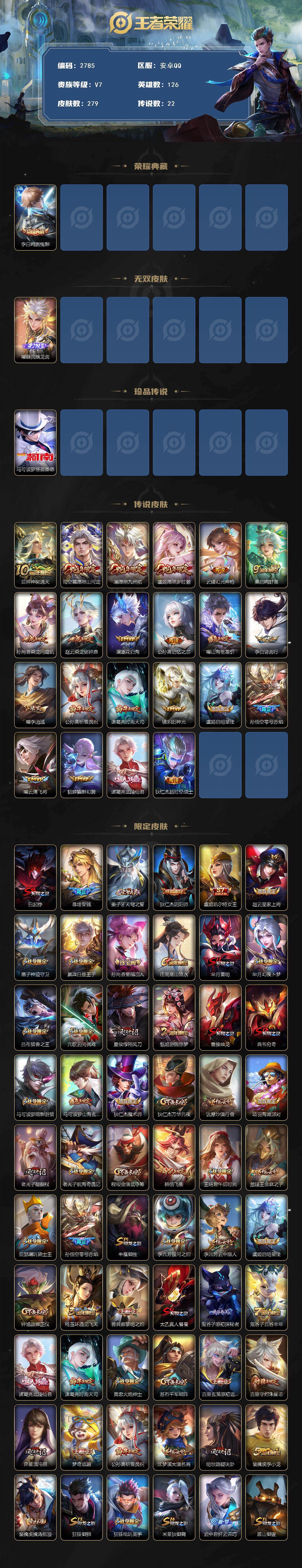 WZCMW446148王者荣耀账号详情图2