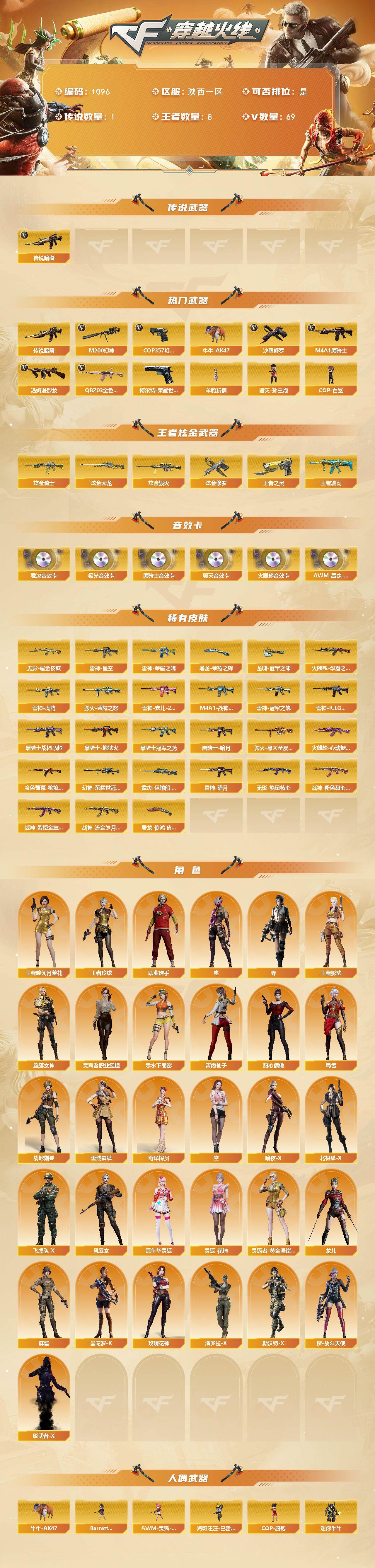 CFCMW421987穿越火线账号详情图2