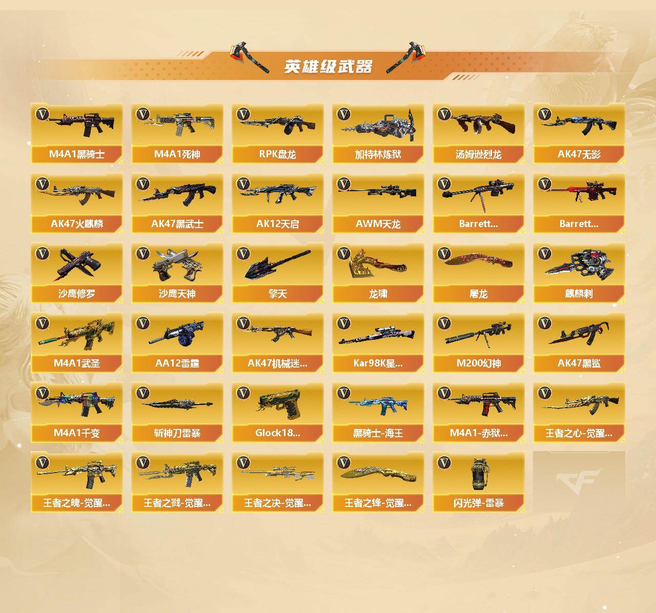 CFCMW421875穿越火线账号详情图3