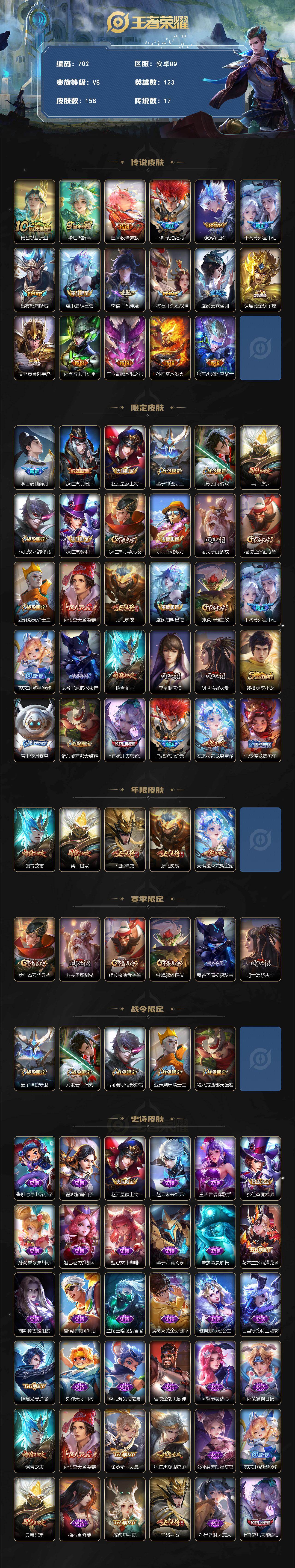 WZCMW495622王者荣耀账号详情图2