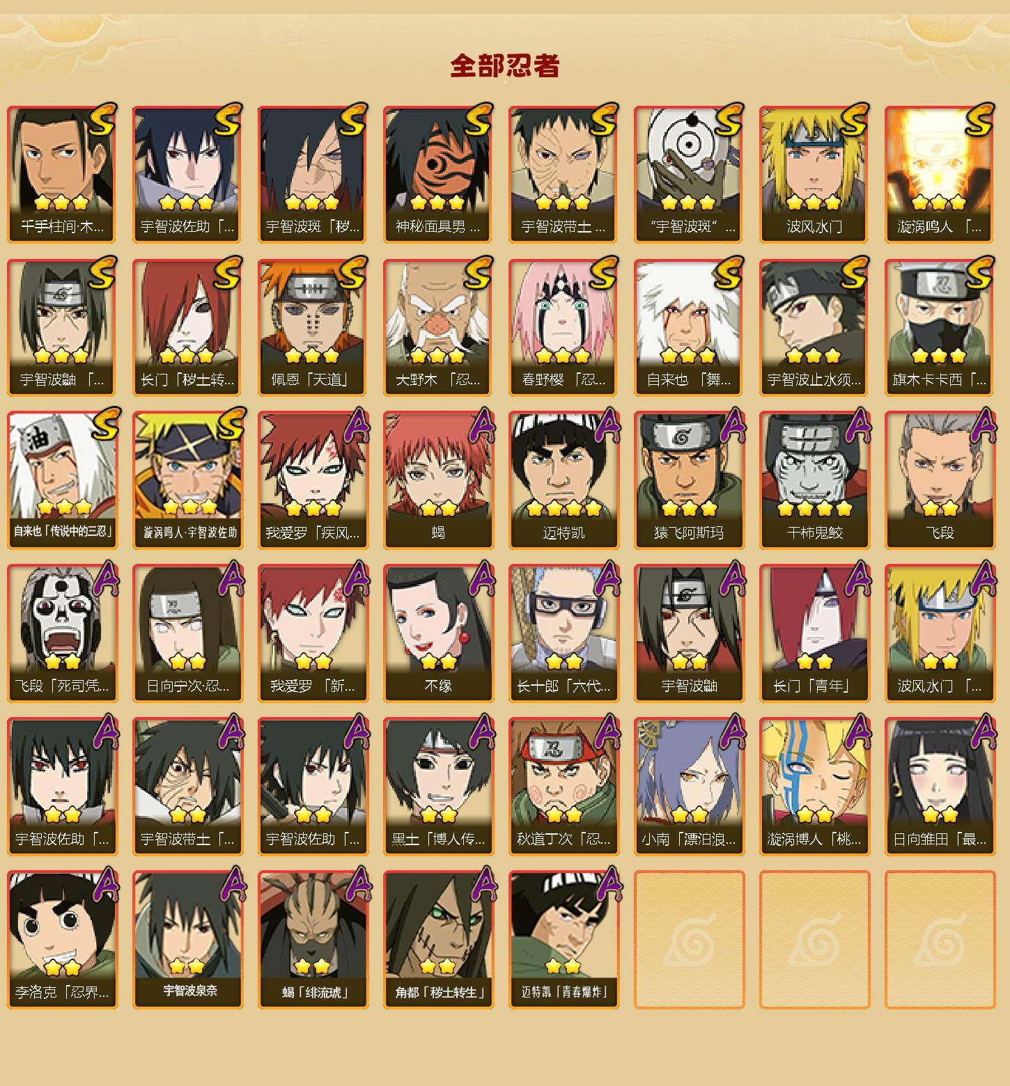 HYQM42799火影忍者账号详情图3