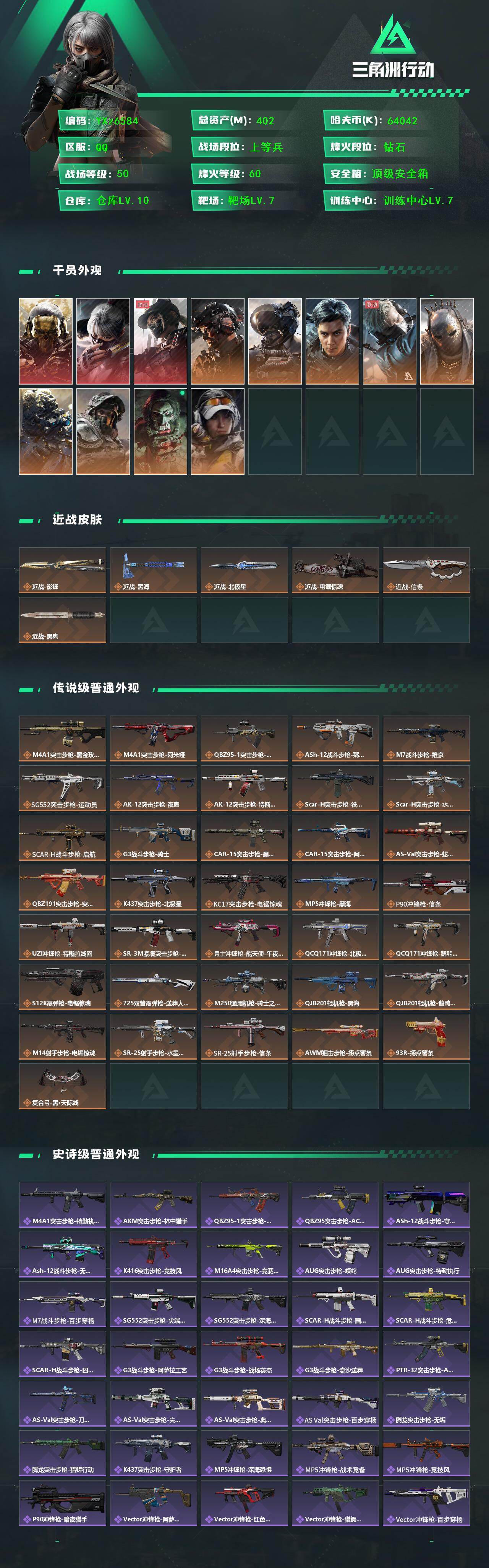 SJZCMW411611三角洲行动账号详情图2