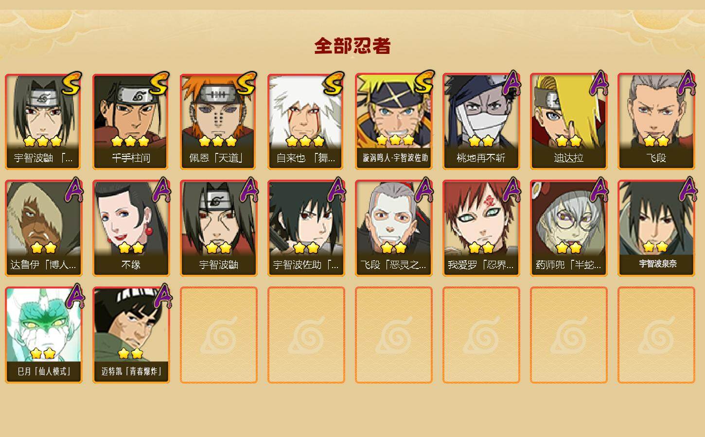 HYEY42812火影忍者账号详情图2