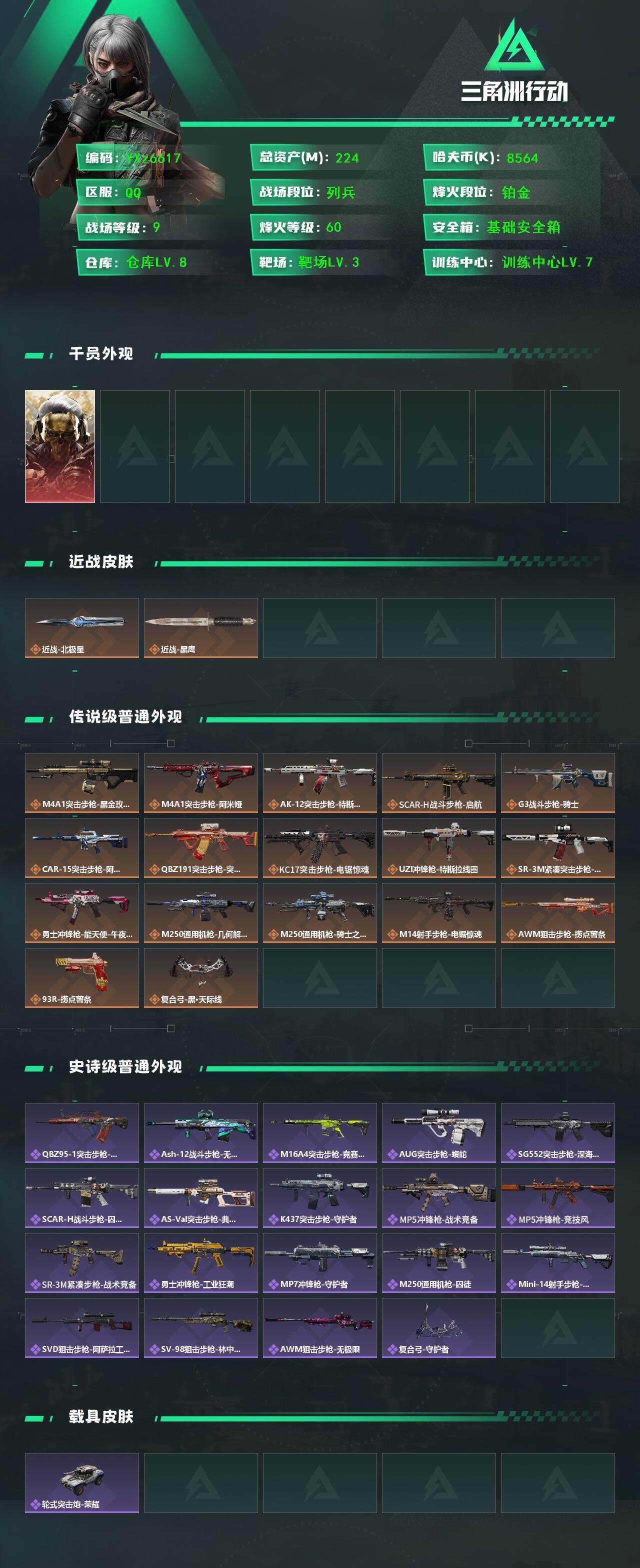 SJZCMW411608三角洲行动账号详情图2