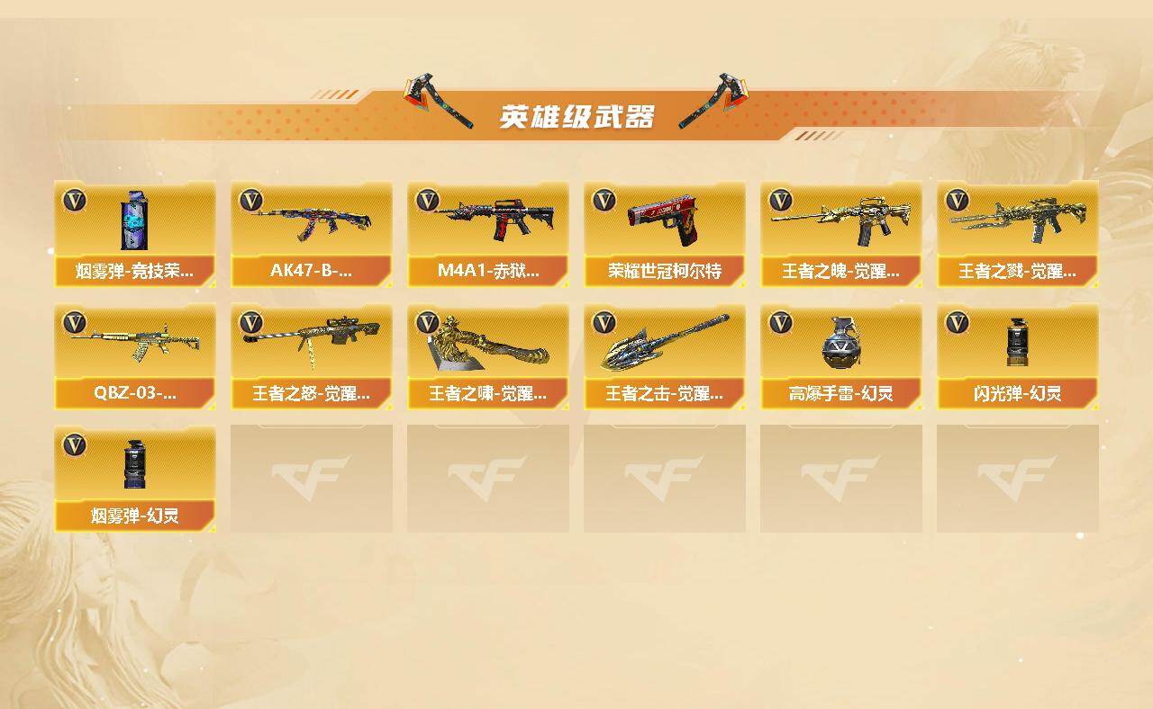 CFCMW422283穿越火线账号详情图3