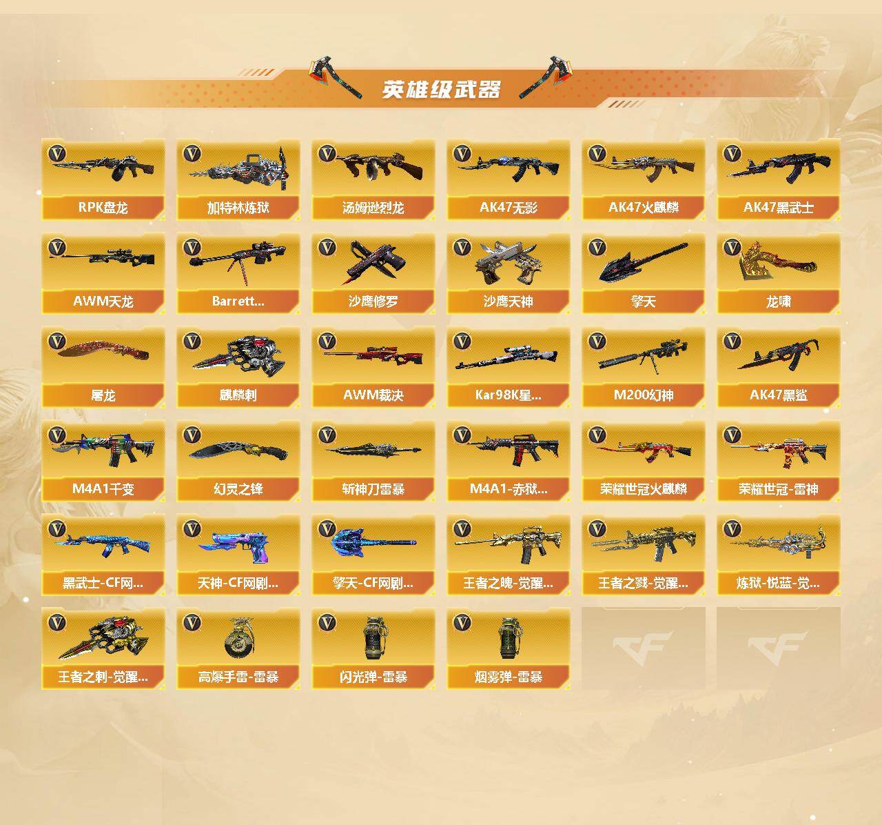 CFCMW422292穿越火线账号详情图3