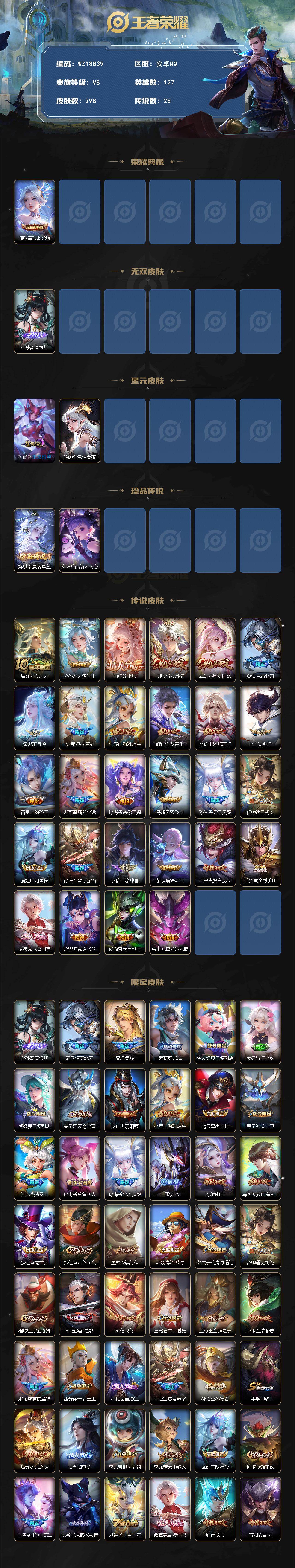 WZ03447741王者荣耀账号详情图2