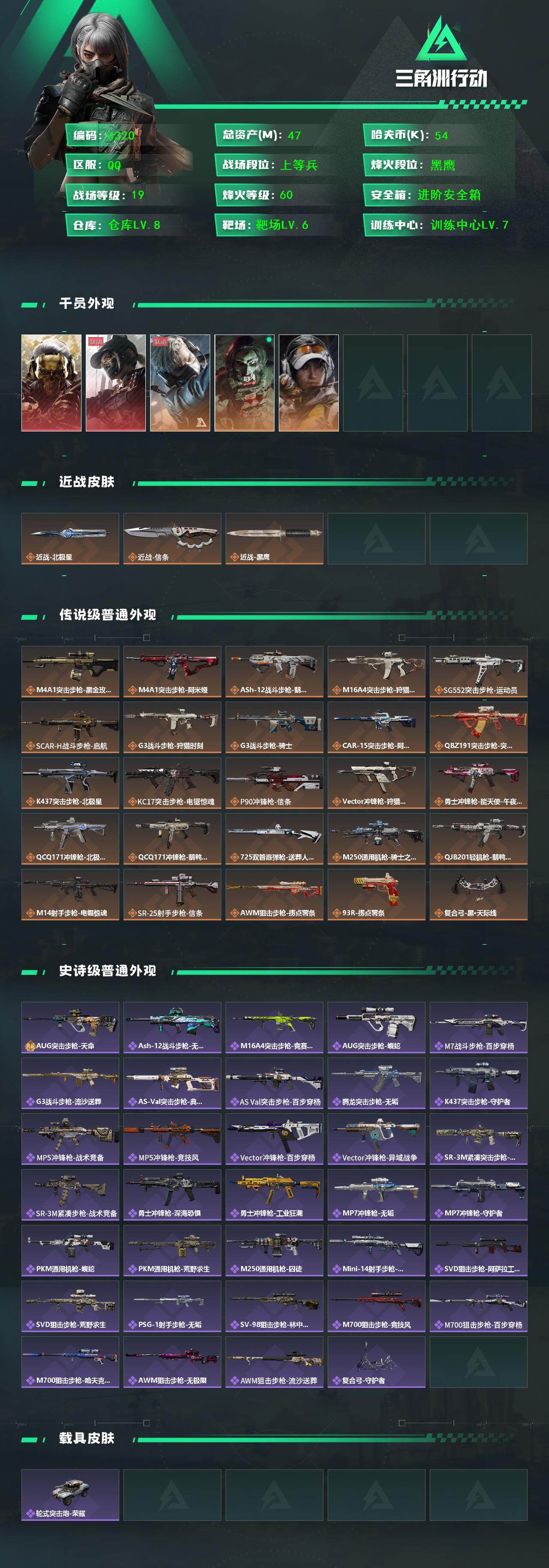 SJZCMW410757三角洲行动账号详情图2