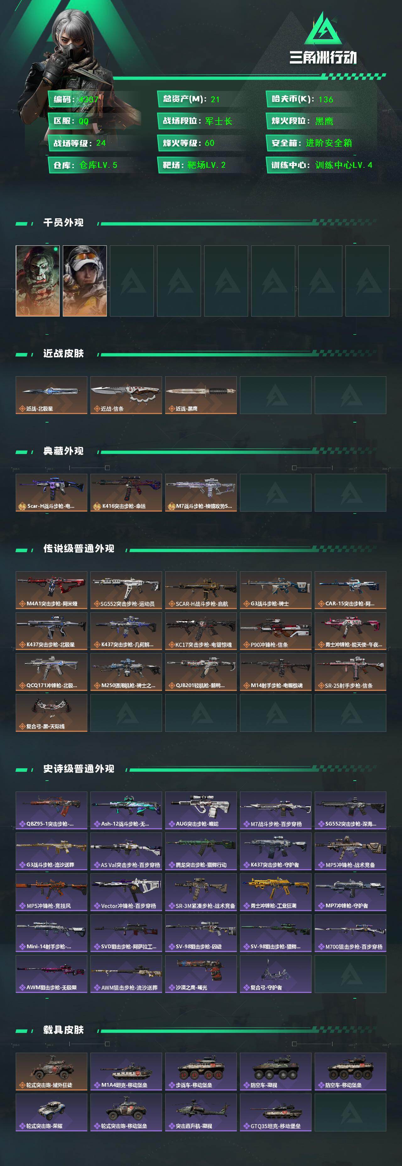 SJZCMW410768三角洲行动账号详情图2