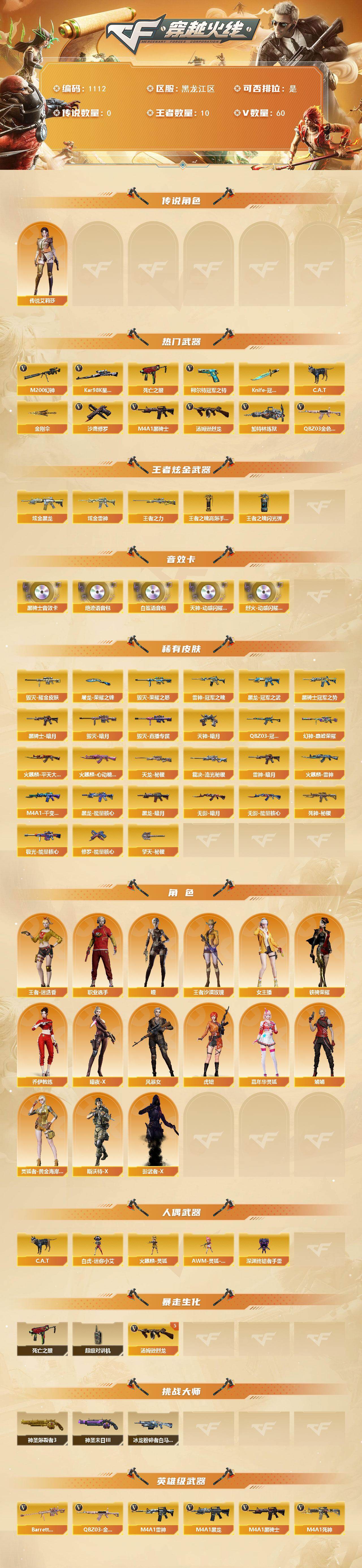 CFCMW422264穿越火线账号详情图2