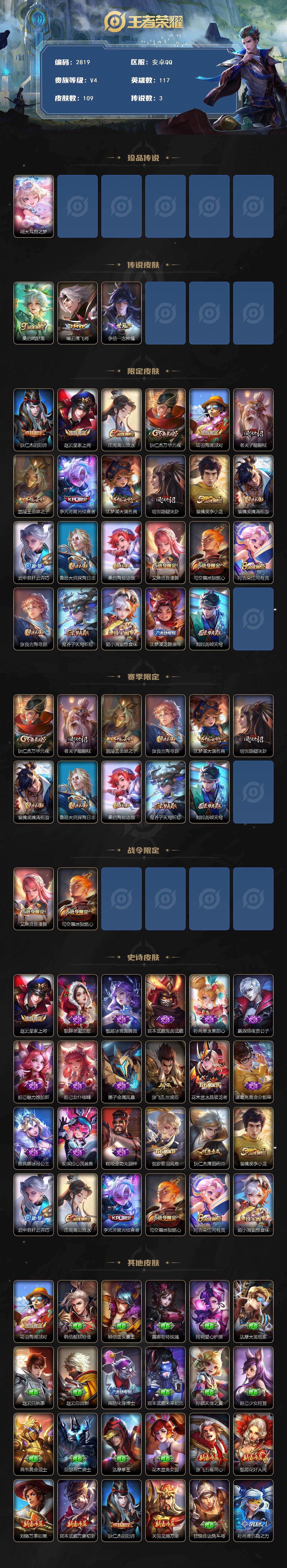 WZCMW446224王者荣耀账号详情图2