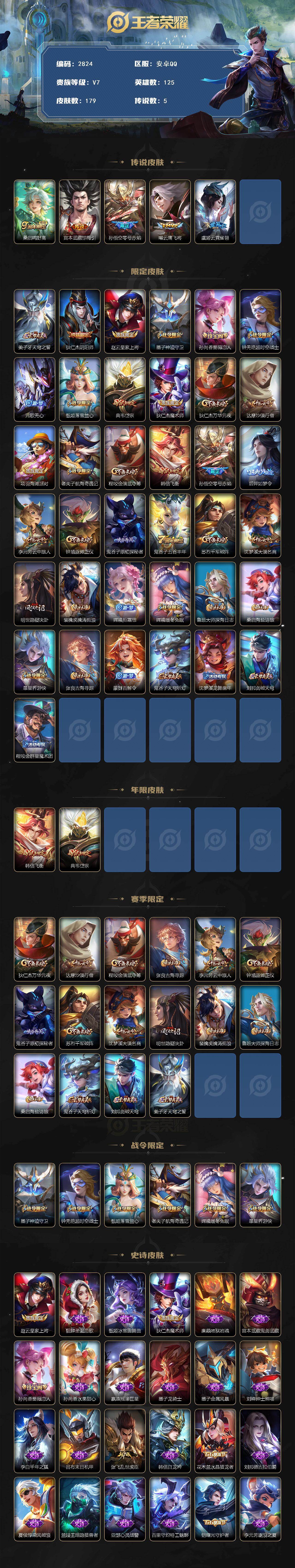 WZCMW446233王者荣耀账号详情图2