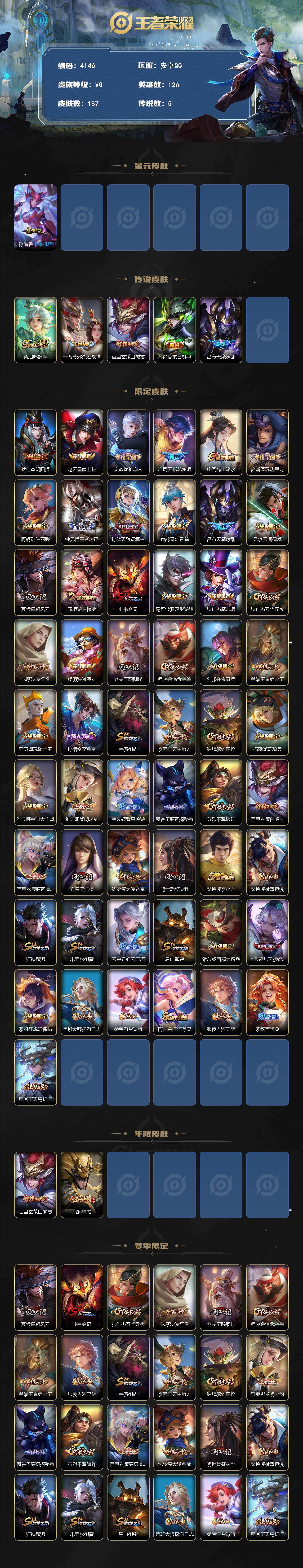 WZJZ493074王者荣耀账号详情图2