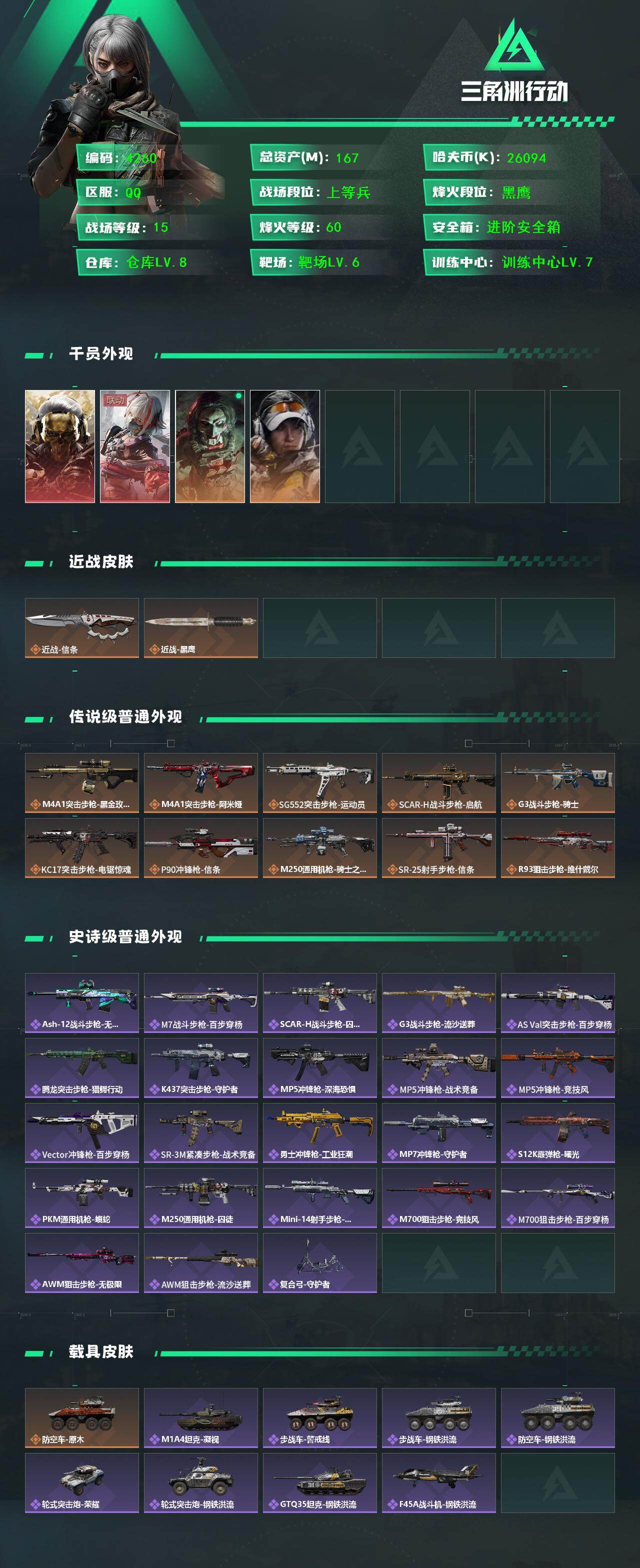 SJZCMW410779三角洲行动账号详情图2