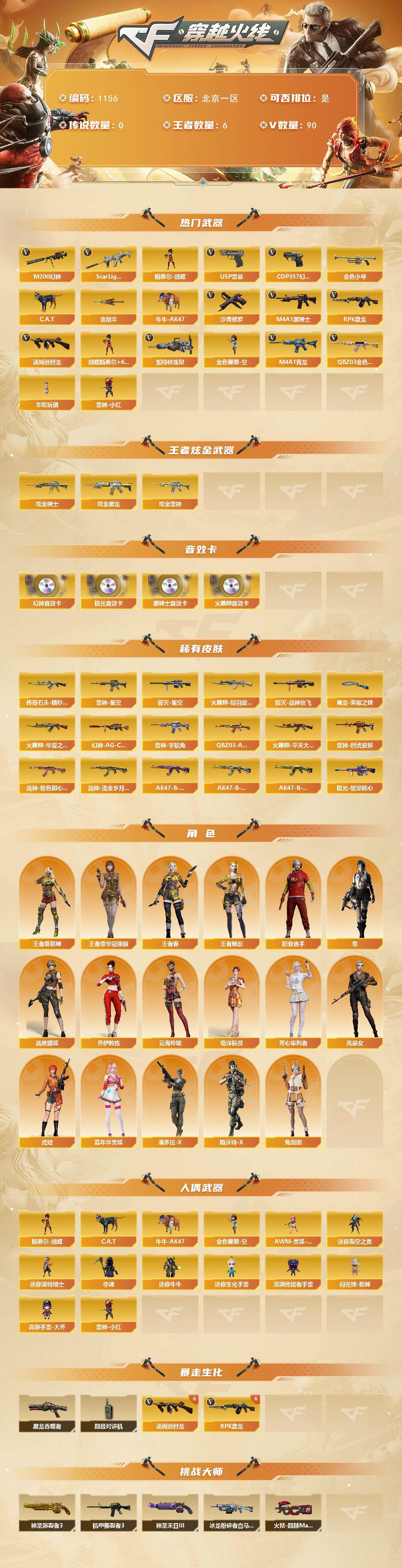 CFCMW422296穿越火线账号详情图2