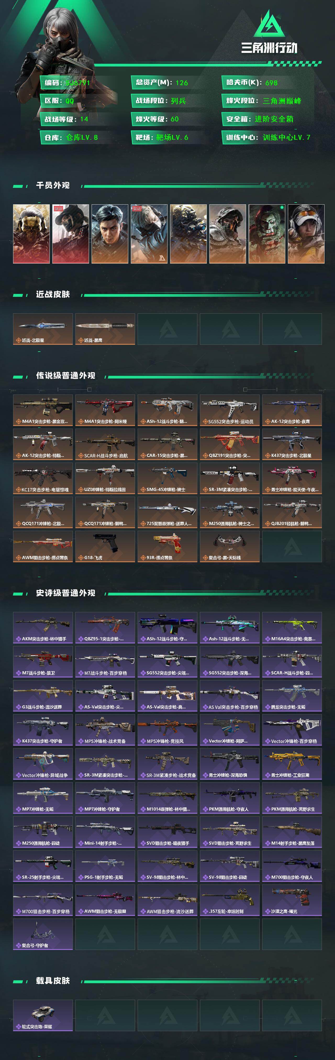 SJZEY410891三角洲行动账号详情图2