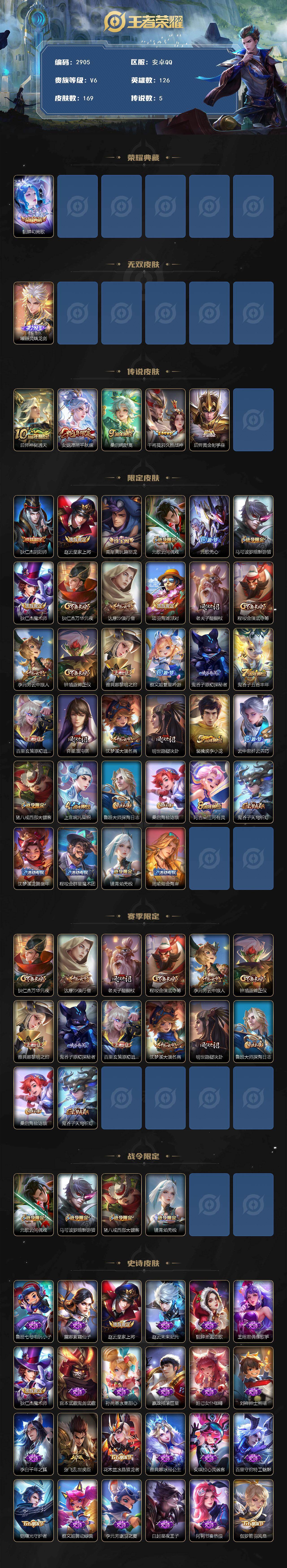 WZCMW447314王者荣耀账号详情图2