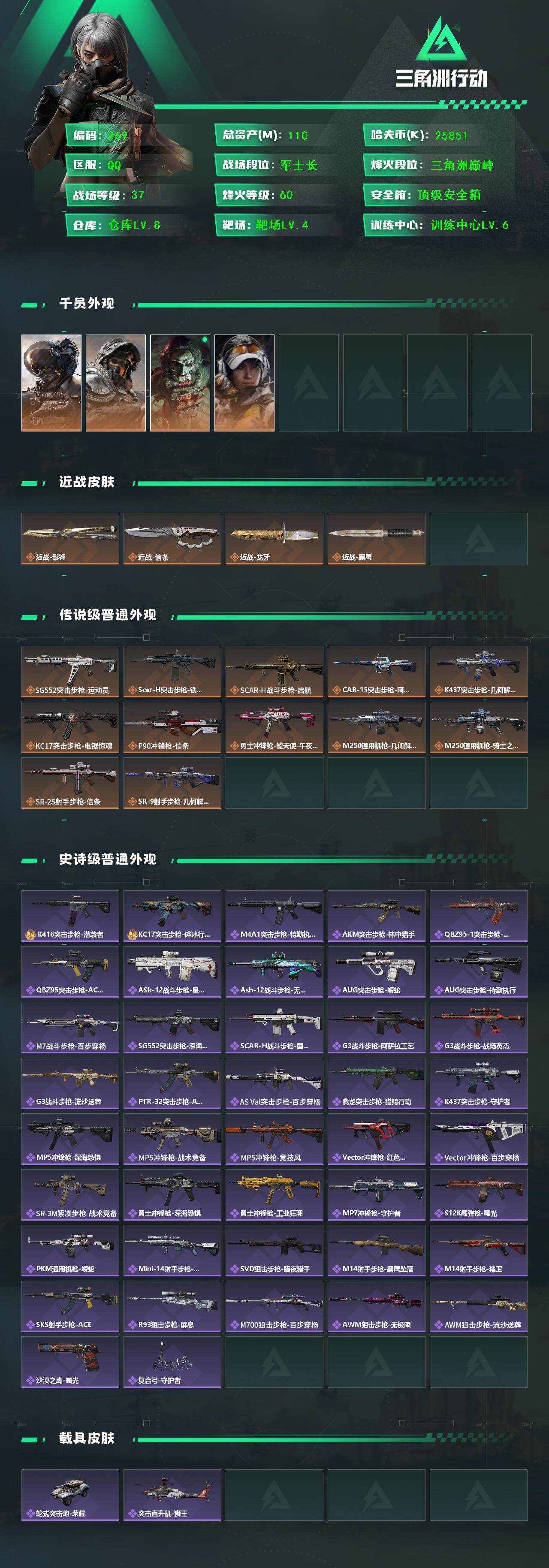 SJZCMW425996三角洲行动账号详情图2