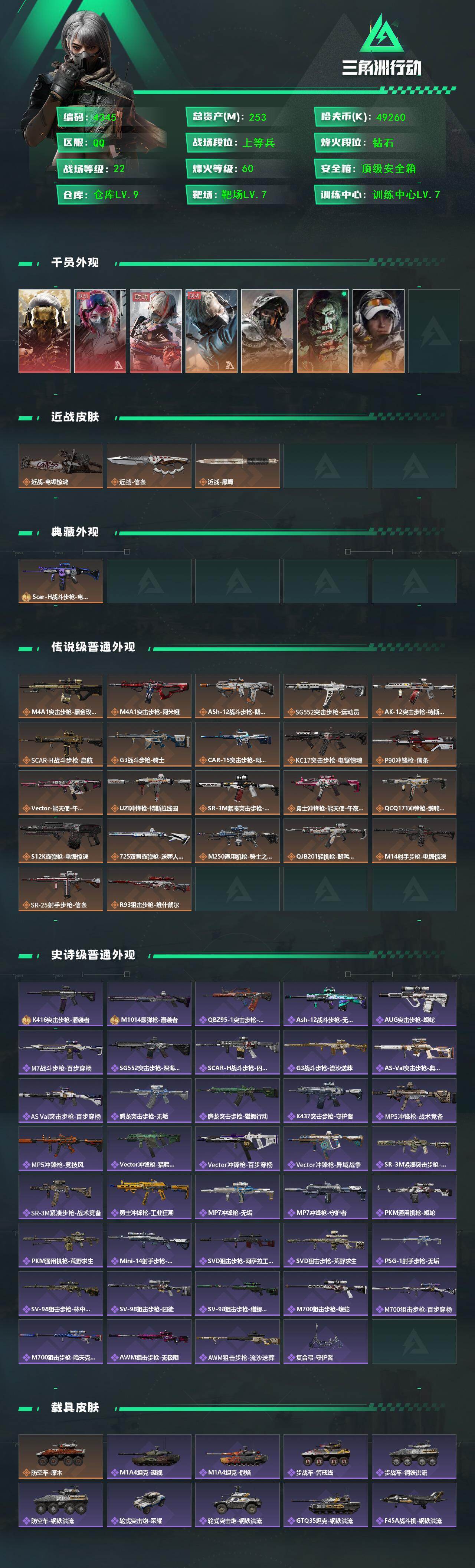 SJZCMW411399三角洲行动账号详情图2