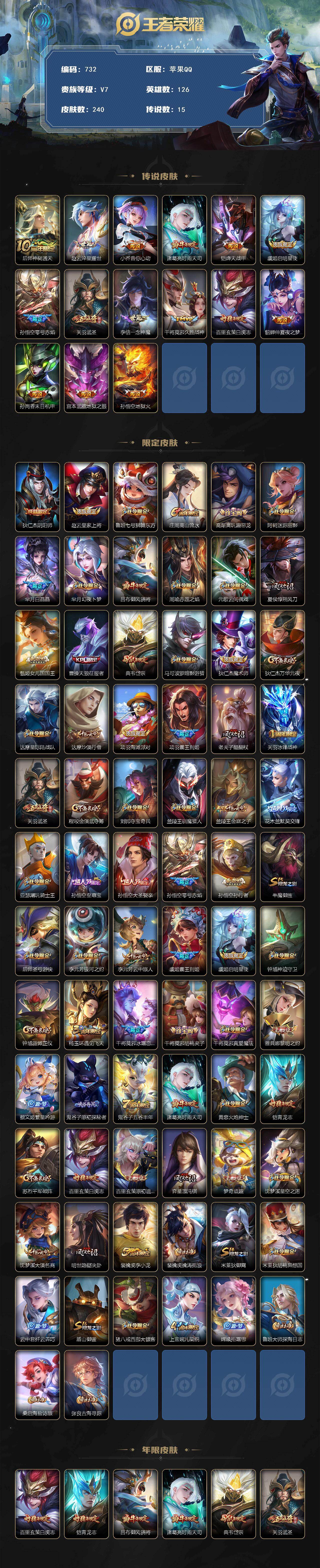 WZCMW495626王者荣耀账号详情图2