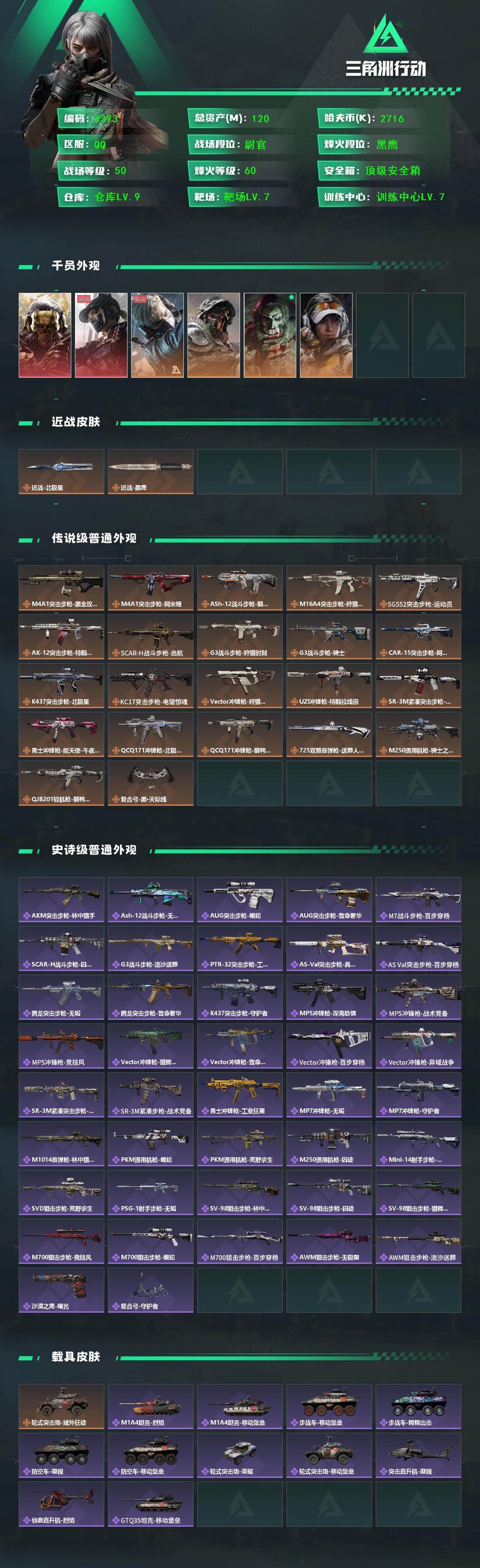 SJZCMW411458三角洲行动账号详情图2