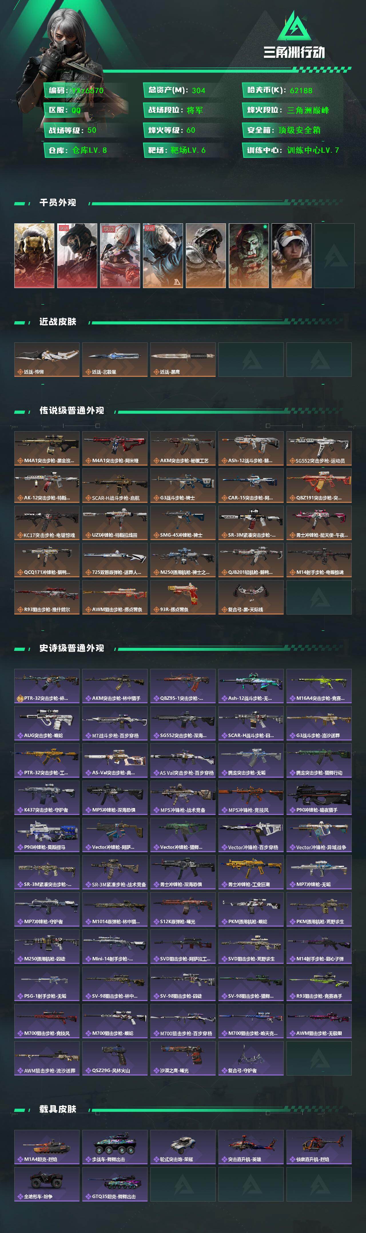 SJZCMW414534三角洲行动账号详情图2