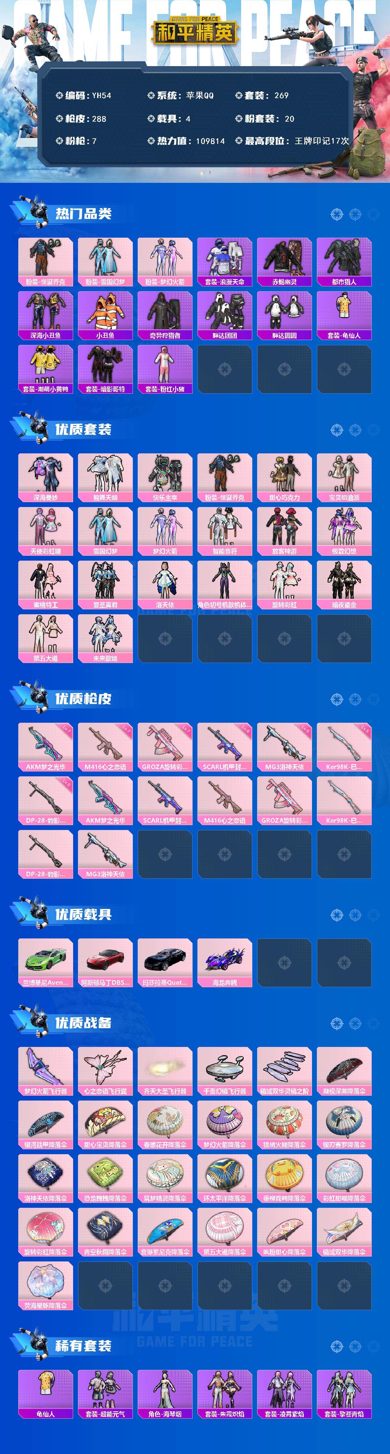 HPCMW450317和平精英账号详情图2