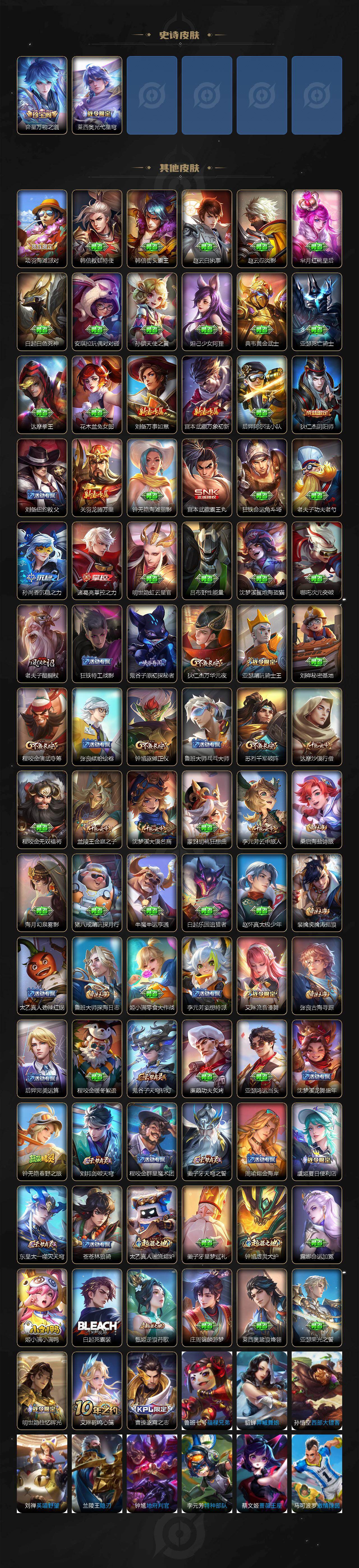 WZLE449835王者荣耀账号详情图3