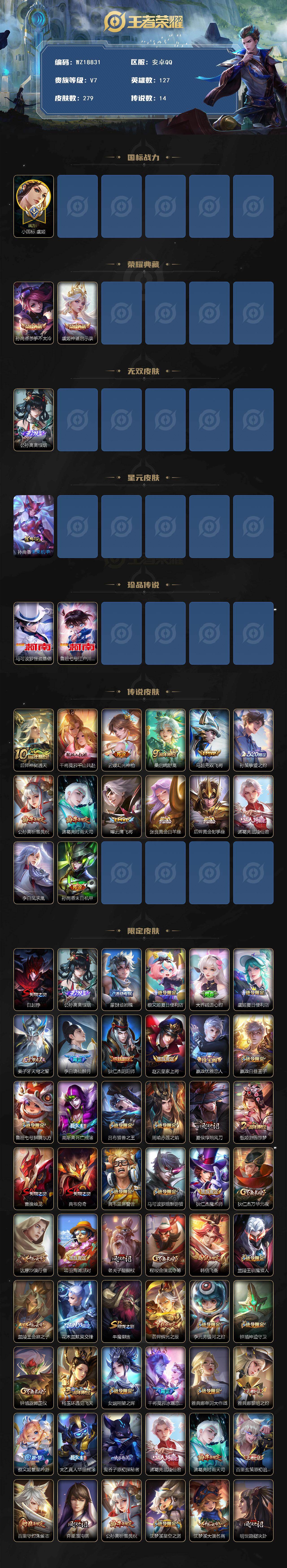 WZ03447737王者荣耀账号详情图2